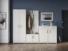 Комплект мебели для прихожей Агата АТ-011 северное дерево светлое