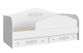 Кровать Ассоль АС-10 (2000х800) белое дерево