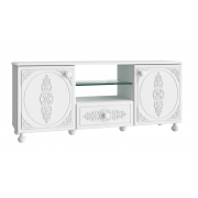 Тумба под ТВ Ассоль АС-13 белое дерево