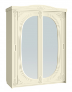 Шкаф-купе с зеркалом Ассоль плюс АС-16 ваниль