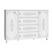 Тумба комбинированная Ассоль АС-19 белое дерево