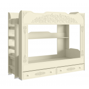 Кровать двухъярусная Ассоль плюс АС-25 (2000х900) ваниль