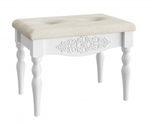 Банкетка Ассоль АС-33 белое дерево