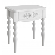 Тумба прикроватная Ассоль АС-39 белое дерево