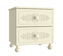 Тумба прикроватная Ассоль плюс АС-4 ваниль