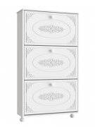 Тумба для обуви (обувница) Ассоль АС-46 белое дерево