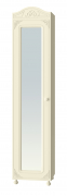 Шкаф Ассоль плюс АС-53К с зеркалом (левый с короной) ваниль