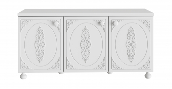 Тумба под ТВ Ассоль АС-55 белое дерево