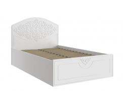 Кровать Ассоль АС-68 (2000х1200) белое дерево