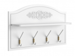 Вешалка Ассоль АС-72 белое дерево