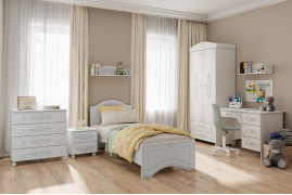 Гарнитур для детской Ассоль АС-048 белое дерево