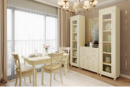 Гарнитур для гостиной Ассоль плюс АС-050 ваниль