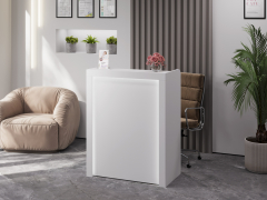 Тумба/ресепшн Р-01 белый структурный