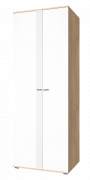 Шкаф для одежды Эмилия ЭЛ-16К глухой дуб крафт золотой/меренга