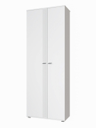 Шкаф для одежды Эмилия ЭЛ-13К глухой белый структурный/меренга