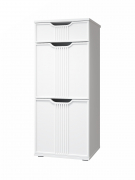 Тумба Эмилия ЭЛ-3 белый структурный/меренга