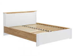 Кровать Эмилия ЭЛ-30 (160х200) дуб крафт золотой/меренга