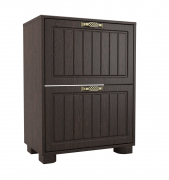 Тумба для обуви (обувница) «Монблан» МБ-33К венге/орех шоколадный