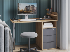 Стол С-405 дуб крафт золотой/графит