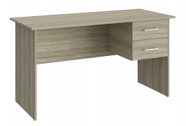 Комплект стол с тумбой ОФ-113K+ОФ-21 блэквуд сатиновый