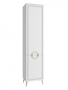 Шкаф-пенал Оливия ОЛ-11 правый белый бриллиант/бланж