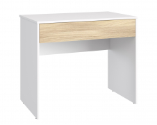 Стол Оскар ОС-25 белый структурный/блэквуд ячменный