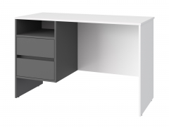 Стол Оскар ОС-24 белый структурный/графит