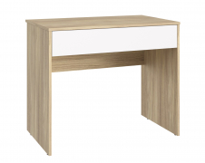 Стол Оскар ОС-25 блэквуд ячменный/белый структурный