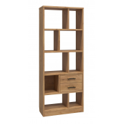 Стеллаж Виктория ВИ-2К дуб крафт золотой