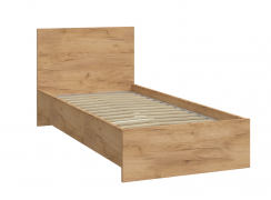 Кровать Виктория ВИ-22 (800x2000) дуб крафт золотой