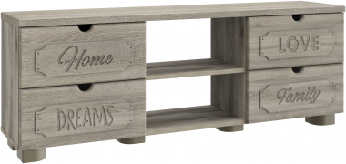 Тумба для ТВ ДримСтар ДС-15 дуб эвок/дуб сонома темный