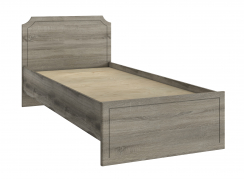 Кровать ДримСтар ДС-50 (900х2000) дуб эвок/дуб сонома темный