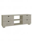 Тумба для ТВ ДримСтар ДС-15 глиняный серый/риолит