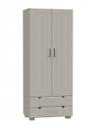 Шкаф для одежды ДримСтар ДС-60К глиняный серый/риолит