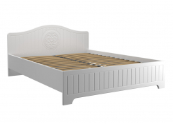 Кровать «Монблан» МБ-603К (2000х1600) белое дерево