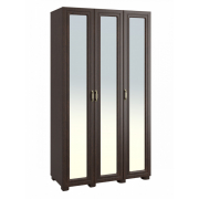 Шкаф «Монблан» МБ-24К с зеркалом венге/орех шоколадный