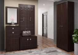 Гарнитур для прихожей Изабель ИЗ-007 орех темный