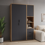 Комплект мебели Оптима ОП-117 дуб крафт золотой/графит