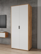 Шкаф для одежды Оптима ОП-14 дуб крафт золотой/меренга