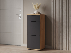 Тумба Оптима ОП-08 дуб крафт золотой/графит