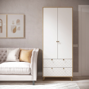 Шкаф Велламо ВО-07 блэквуд ячменный/бланж