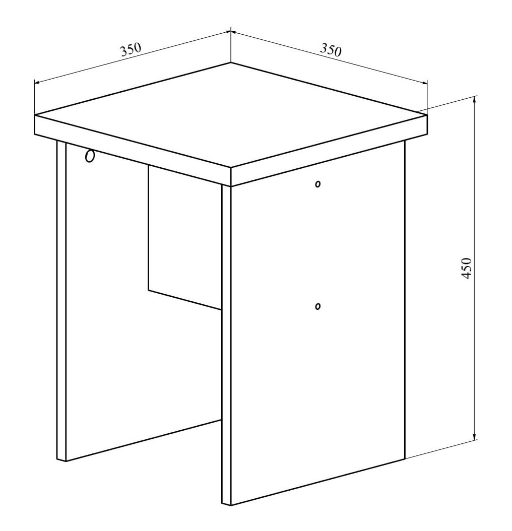 Подставка Т-03 белый структурный