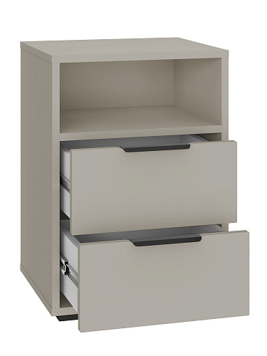 Тумба прикроватная Оптима ОП-07 глиняный серый/риолит