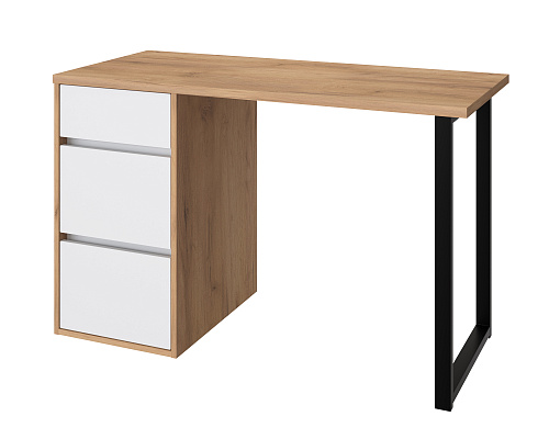 Стол С-401 дуб крафт золотой/меренга