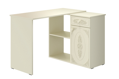 Стол угловой Ассоль плюс АС-67 ваниль