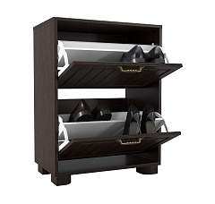 Тумба для обуви (обувница) «Монблан» МБ-33К венге/орех шоколадный