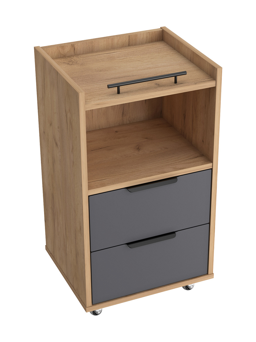 Тумба К-30 дуб крафт золотой/графит