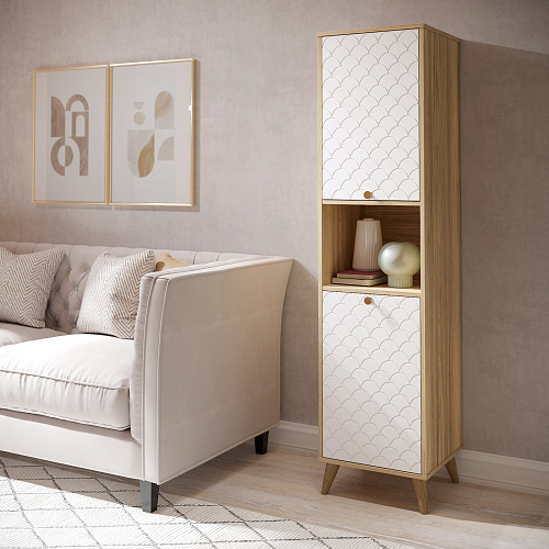 Пенал Велламо ВО-03 блэквуд ячменный/бланж