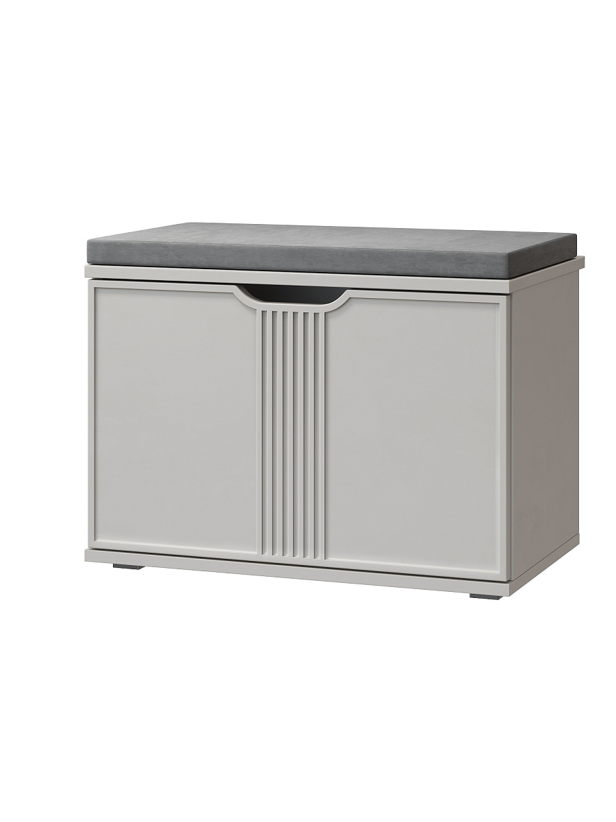 Тумба Эмилия ЭЛ-4К (с подушкой) кашемир/шарли керамика