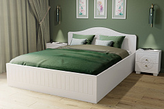 Кровать «Монблан» МБ-606К (2000х1600) белое дерево